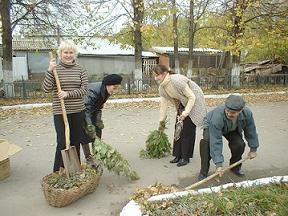 В Козловском районе прошел осенний месячник благоустройства территории